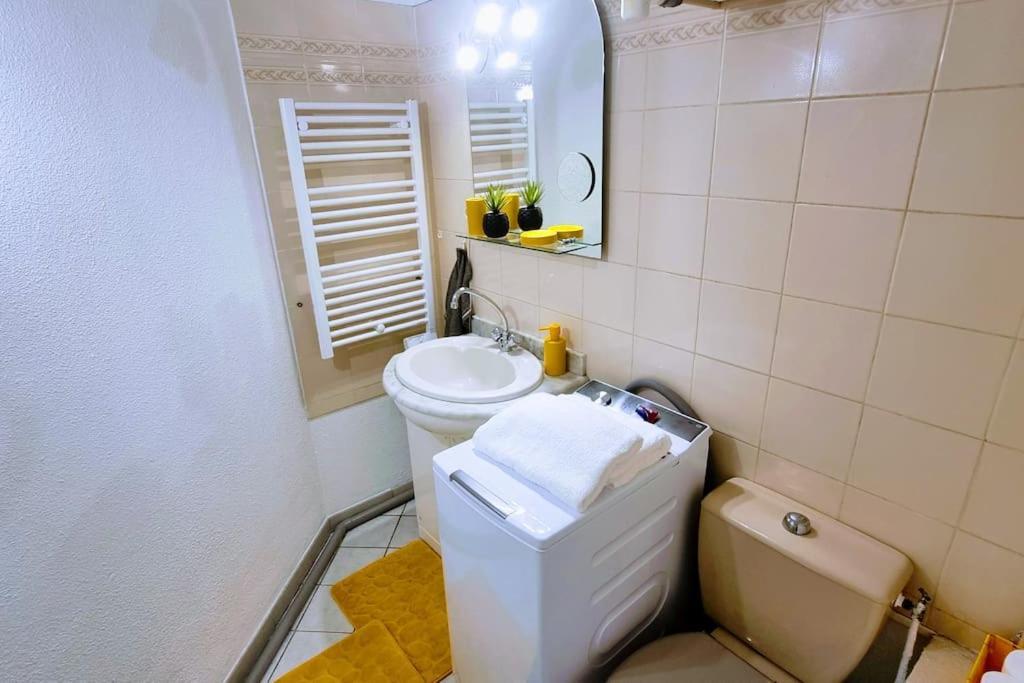 Le Marty 7 Vue Mer Centre Terrasse Garage Piscine Climatisation Сет Екстериор снимка